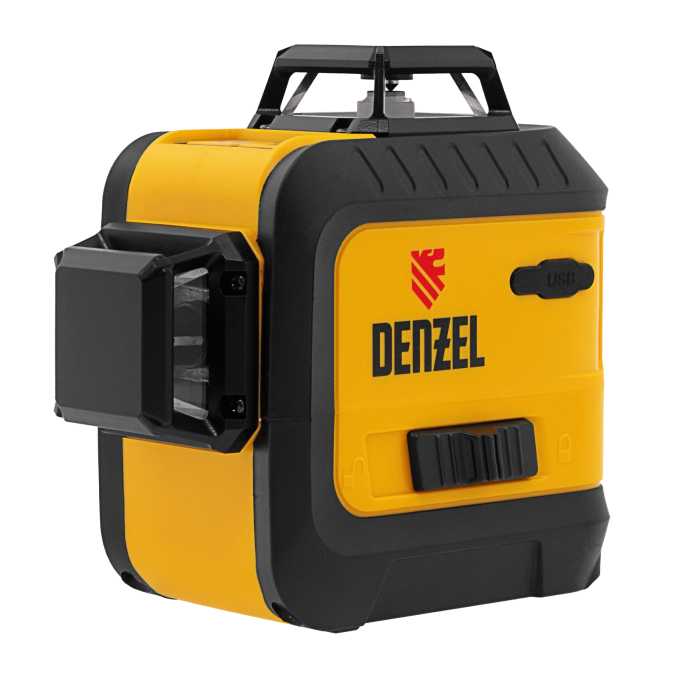 Лазерный уровень мультипризменный DENZEL LXI 360-3 Green 10535216